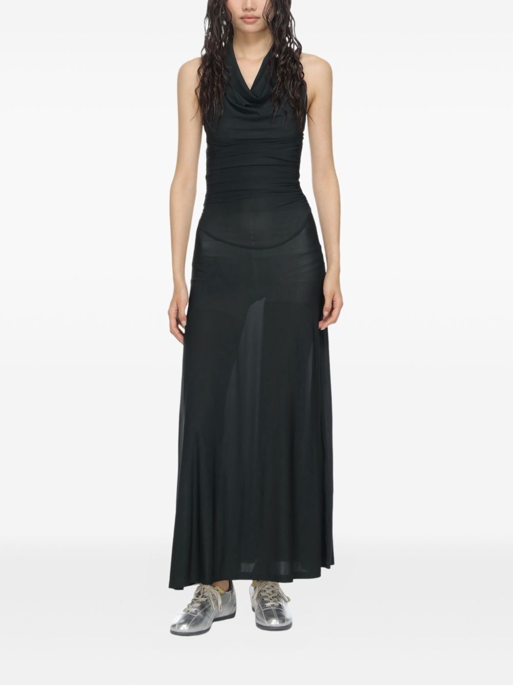 pleated midi dress - 2