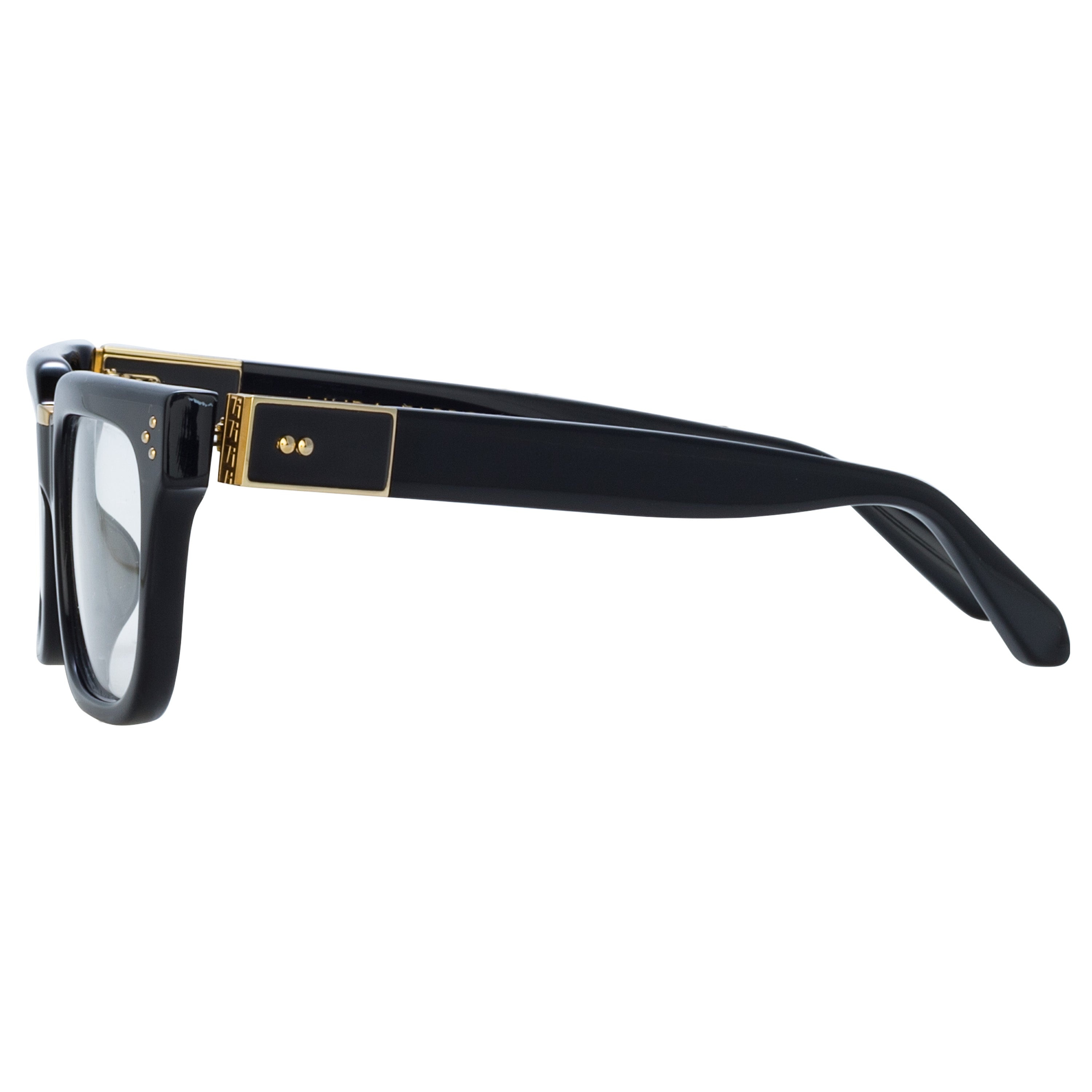 YOAN ANGULAR OPTICAL FRAME IN BLACK - 4