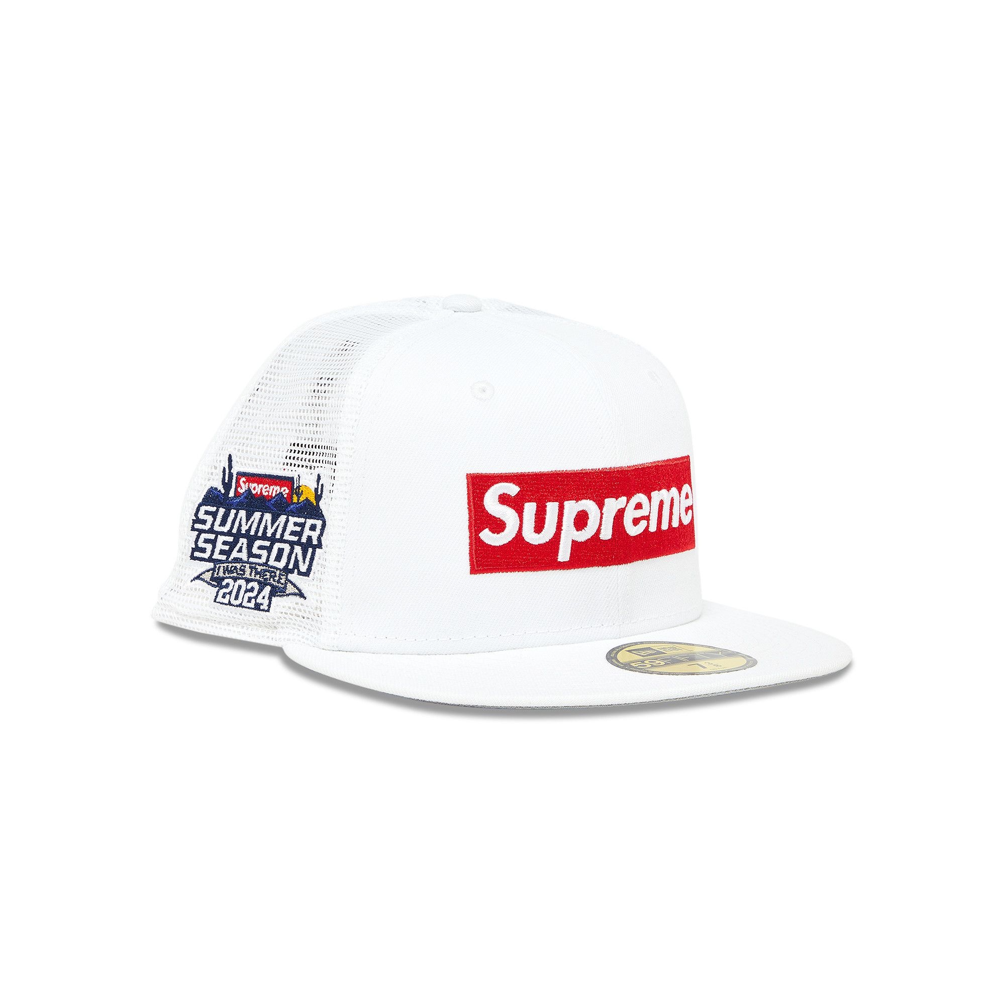 Supreme Box Logo Mesh Back New Era 'White' - 2