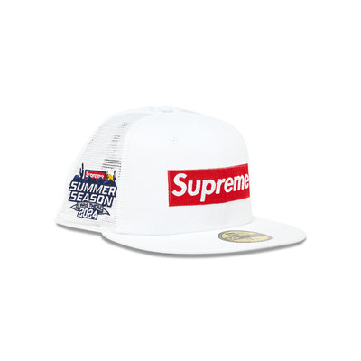 Supreme Supreme Box Logo Mesh Back New Era 'White' outlook