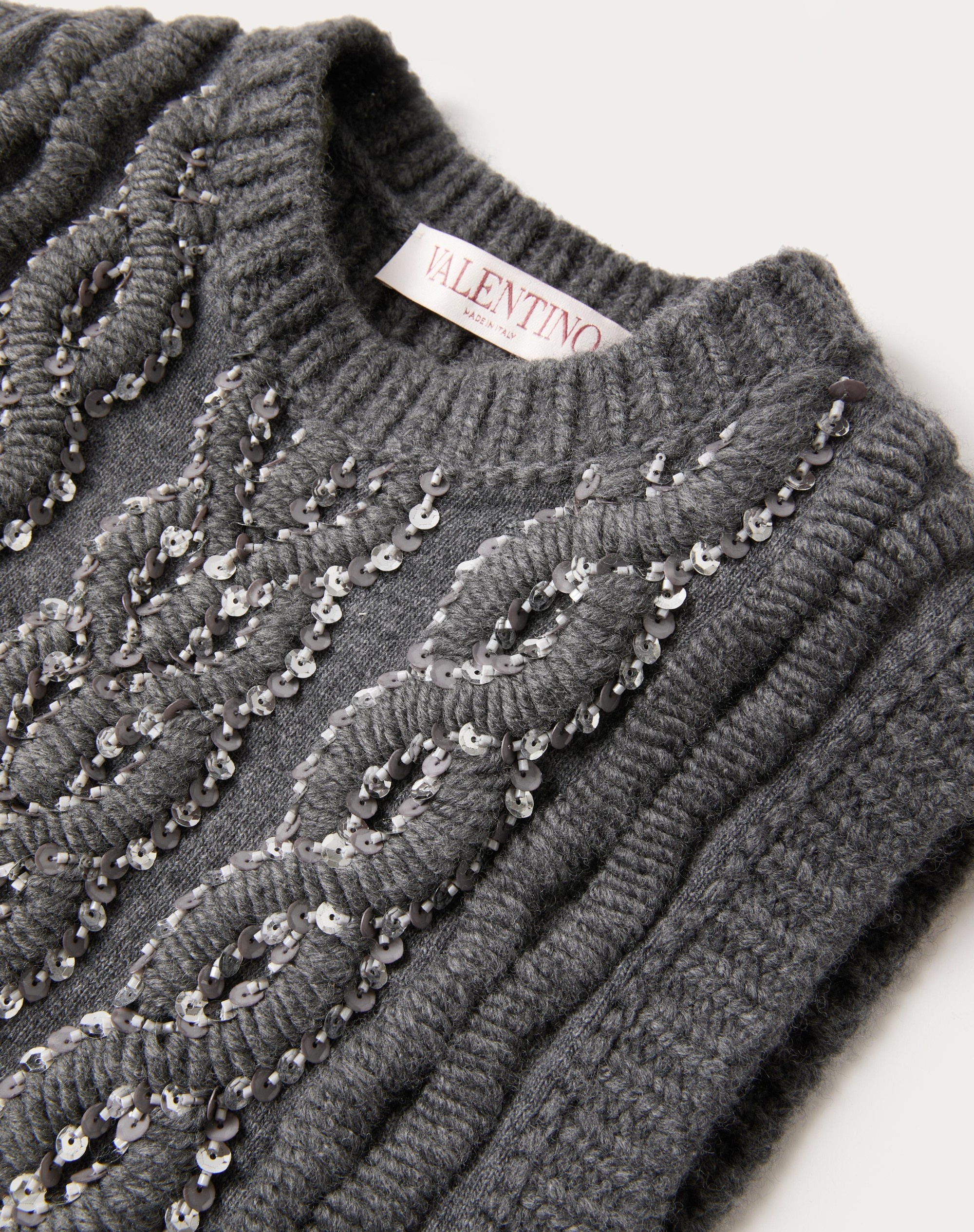 EMBROIDERED WOOL TOP - 3