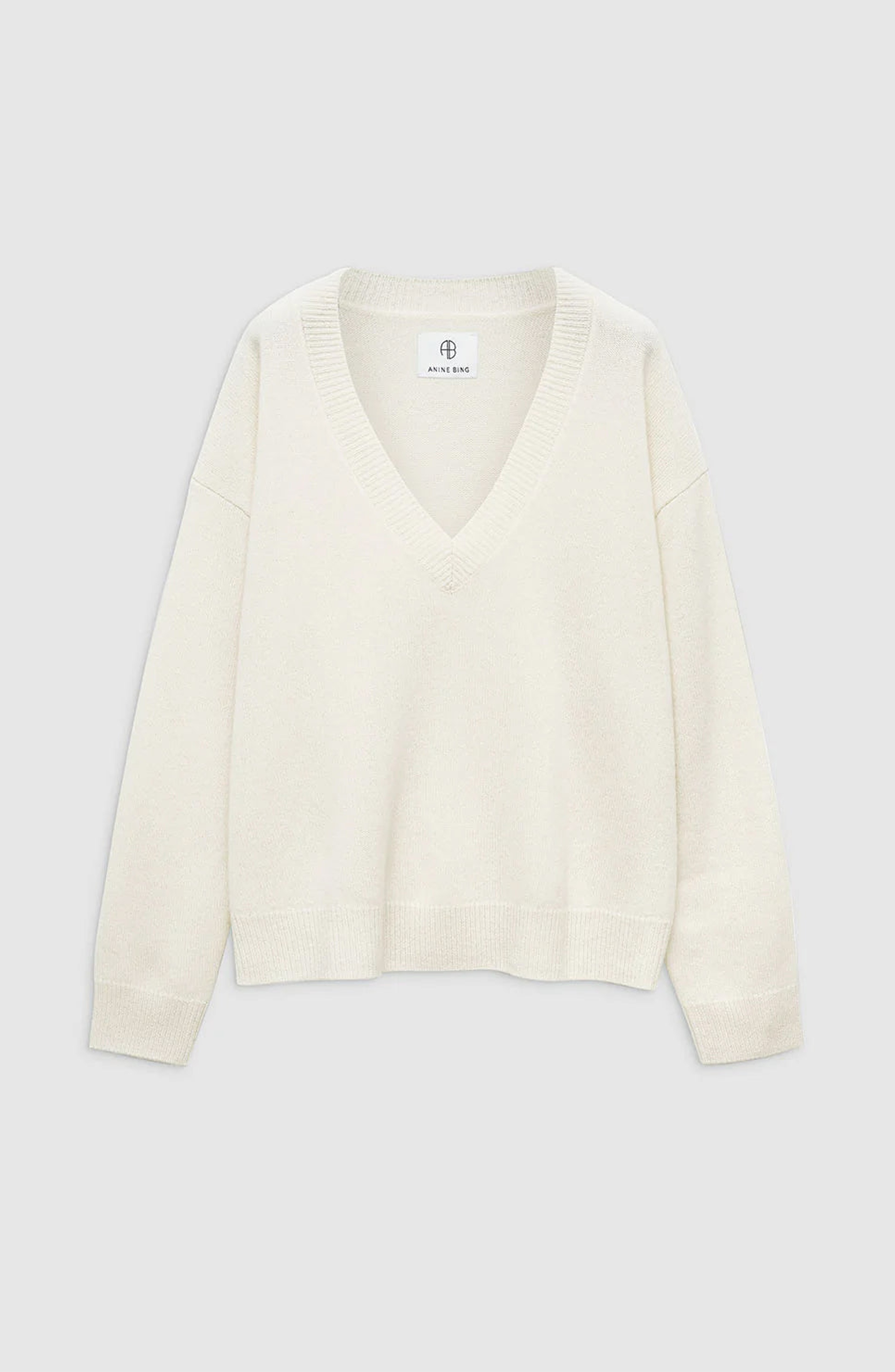 ANINE BING Lee Sweater in Cream at Nordstrom - 4
