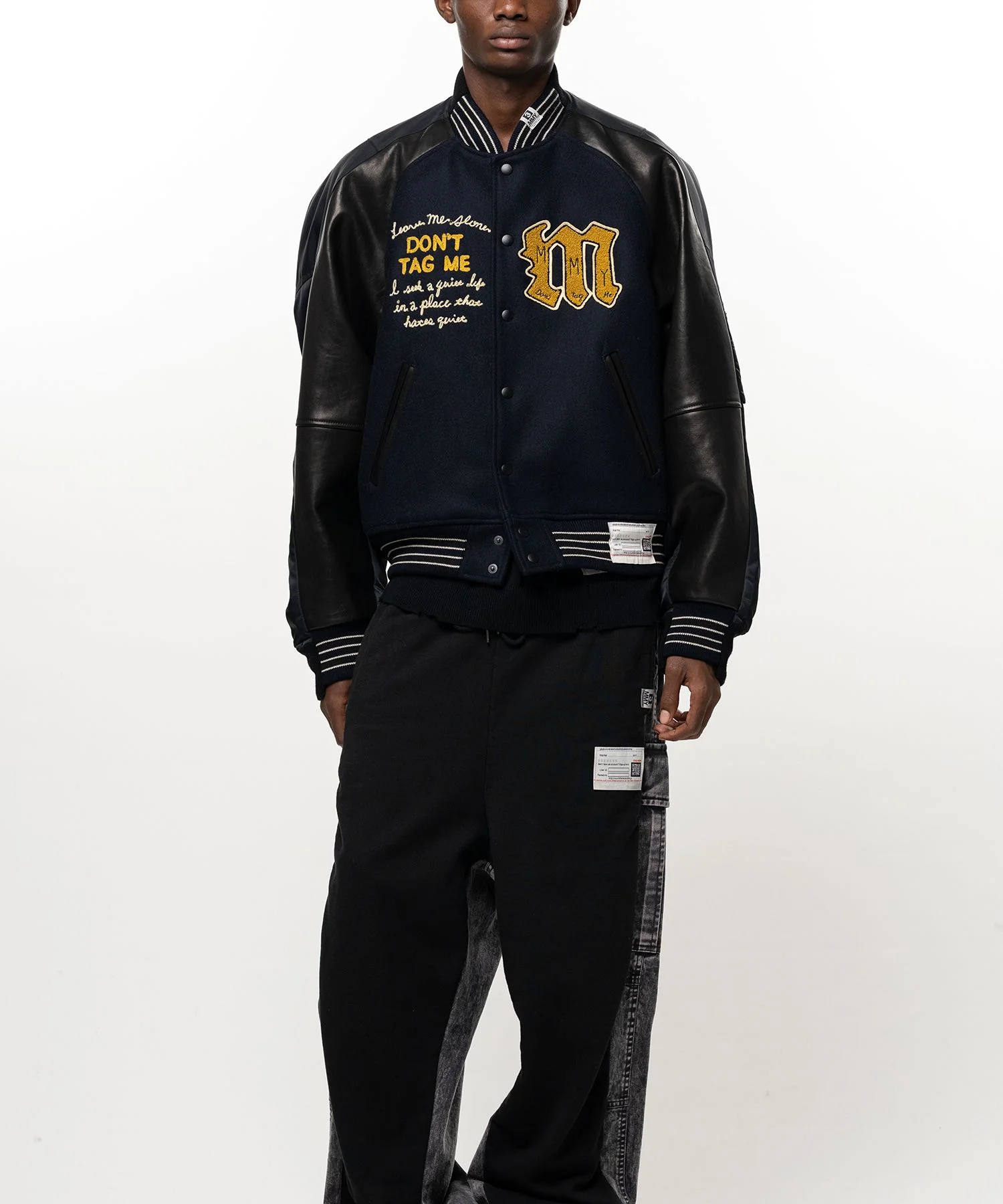 Front Back Combined Stadium Jacket - 1