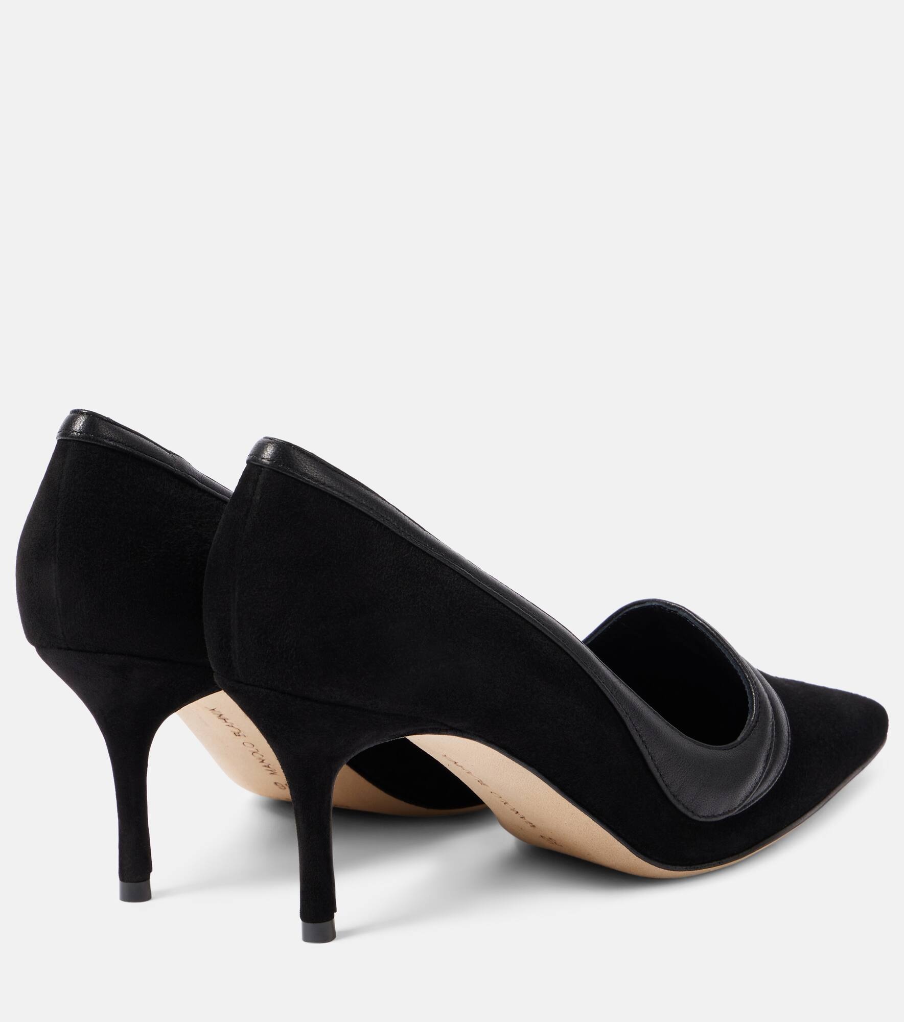 Ajarafa 70 suede and leather pumps - 3