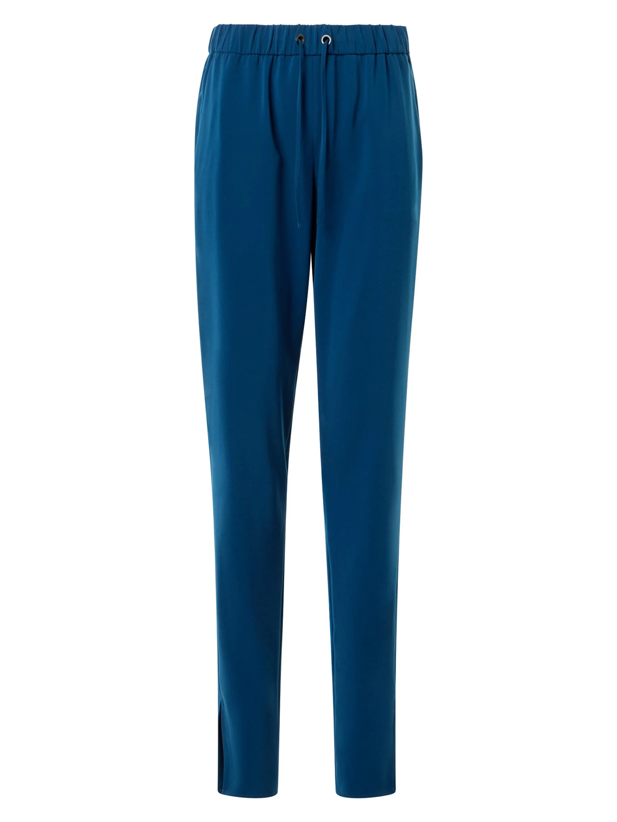 Women's Mike Laser-Cut Crêpe Drawstring Pants - Dark Blue Lemon - 1