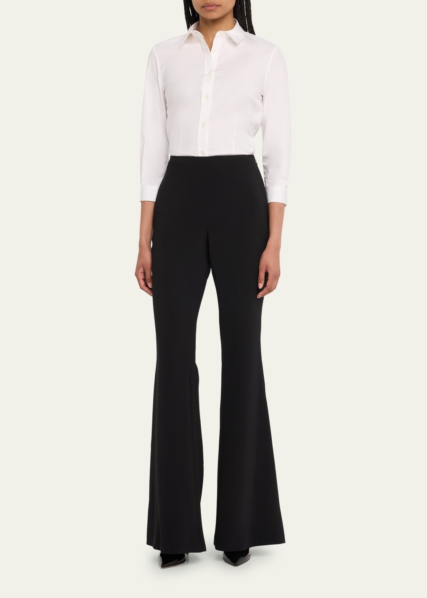 Classic Cotton Button-Front Shirt - 2