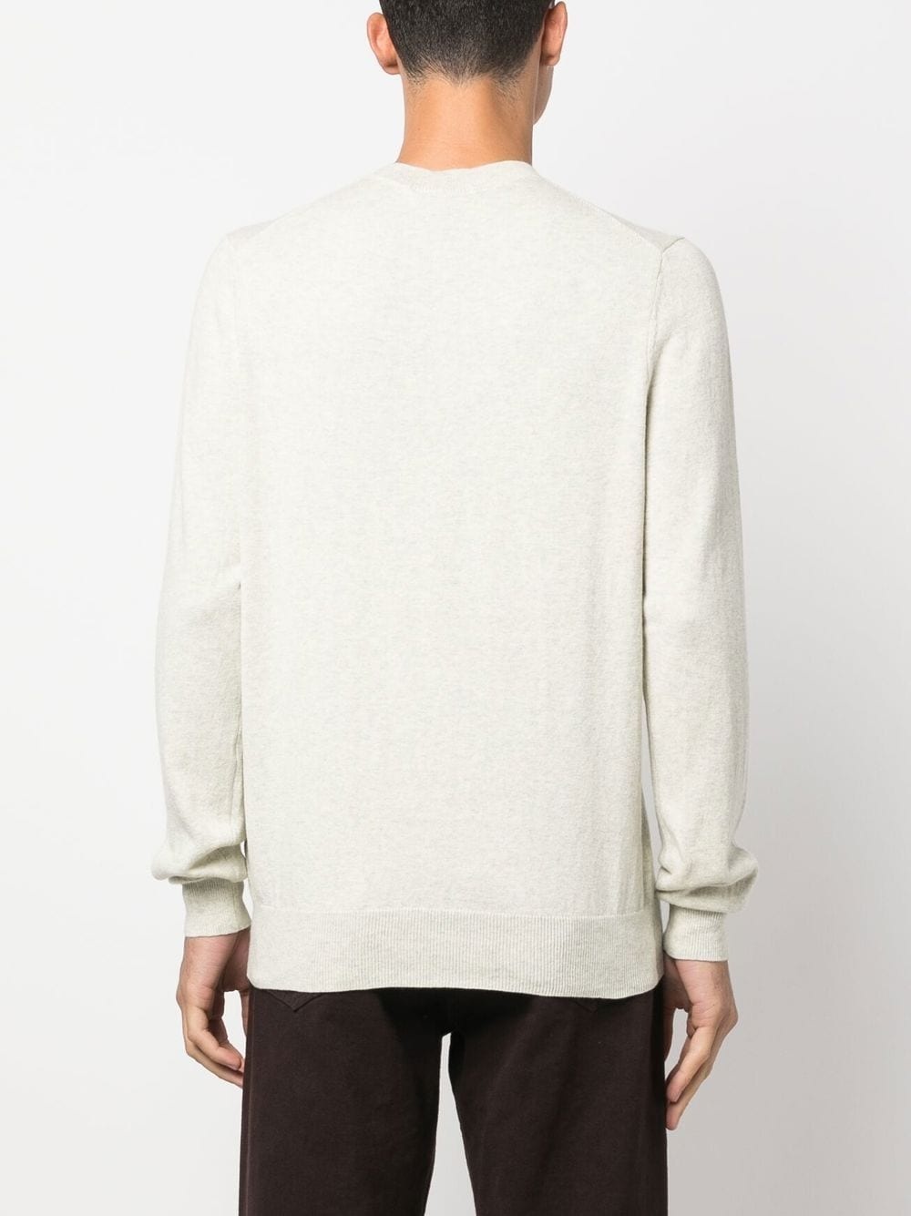 intarsia-knit logo sweatshirt - 4