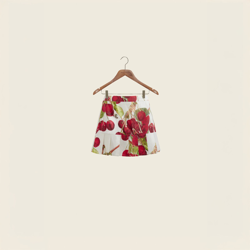 THE CHERRY PLEAT SKIRT 1