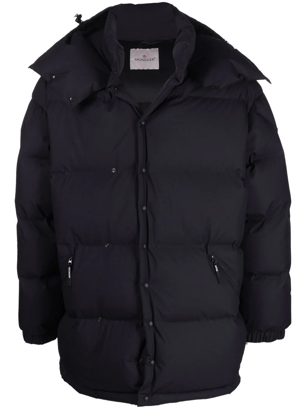 hooded puffer coat - 1