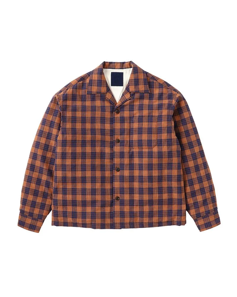 KEESEY CHECK DOWN JKT ORANGE - 1