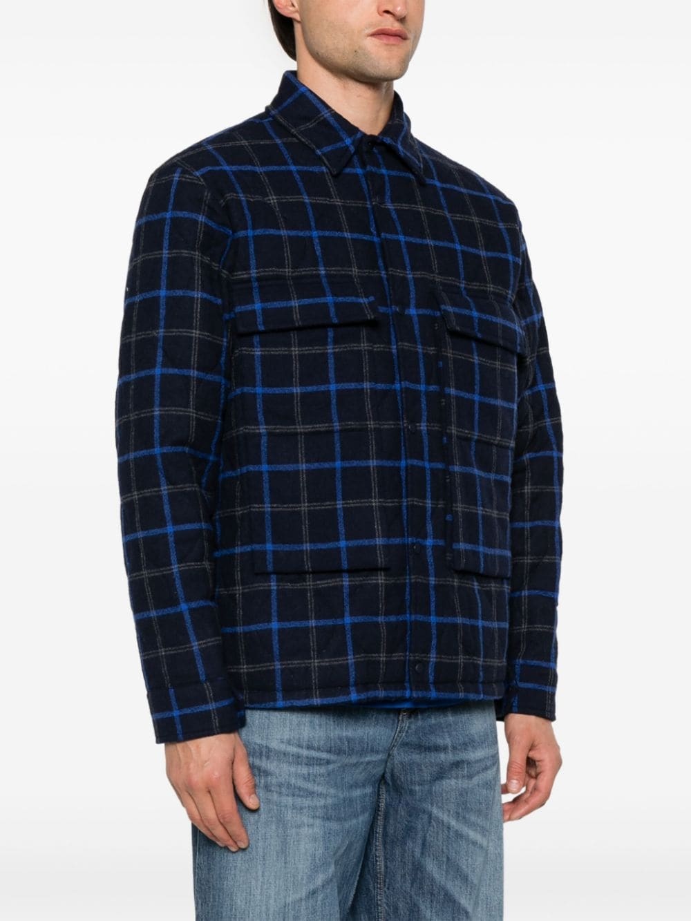 tattersall-check shirt - 3