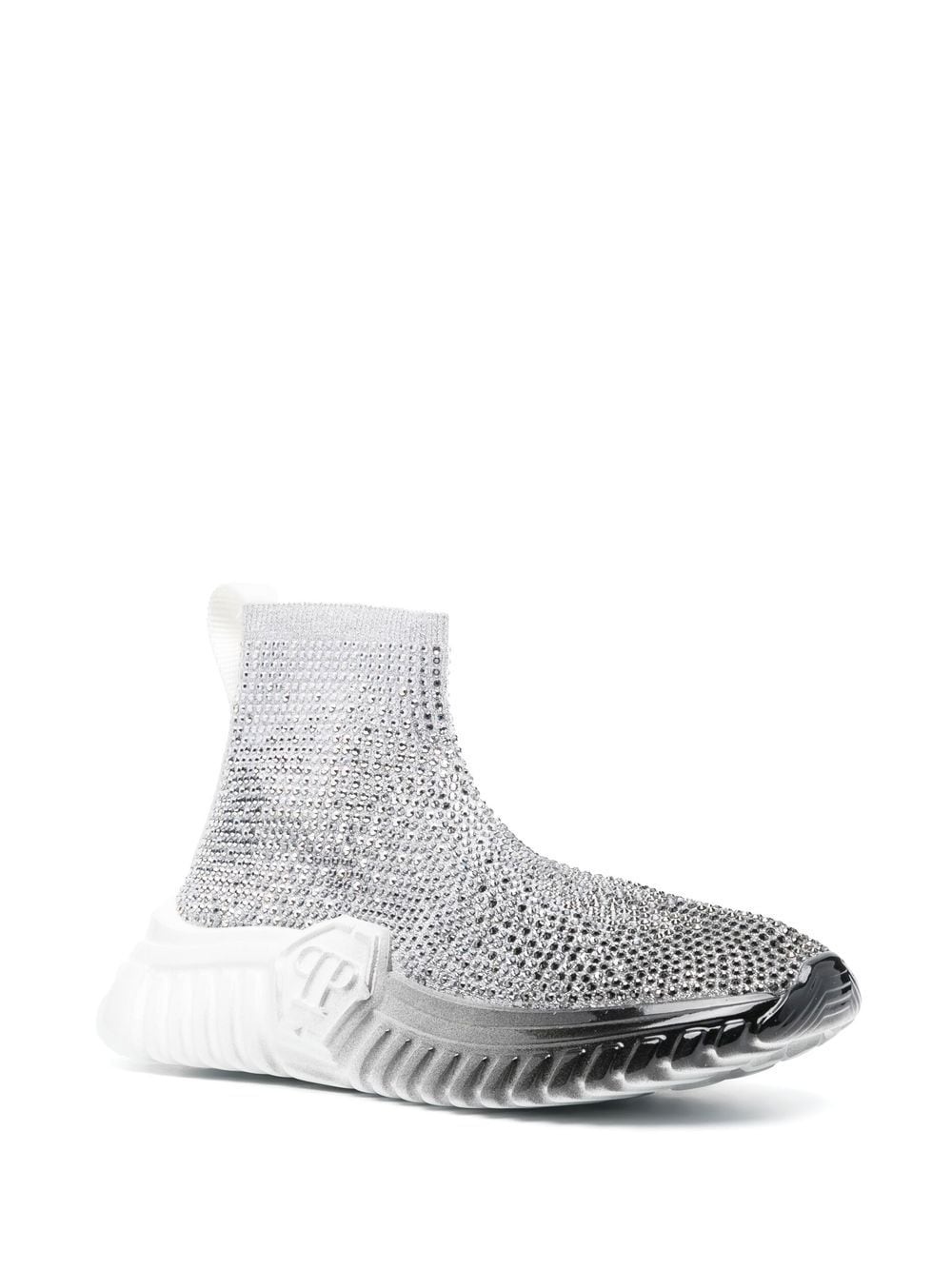 Strass Runner crystal-embellished sock sneakers - 2
