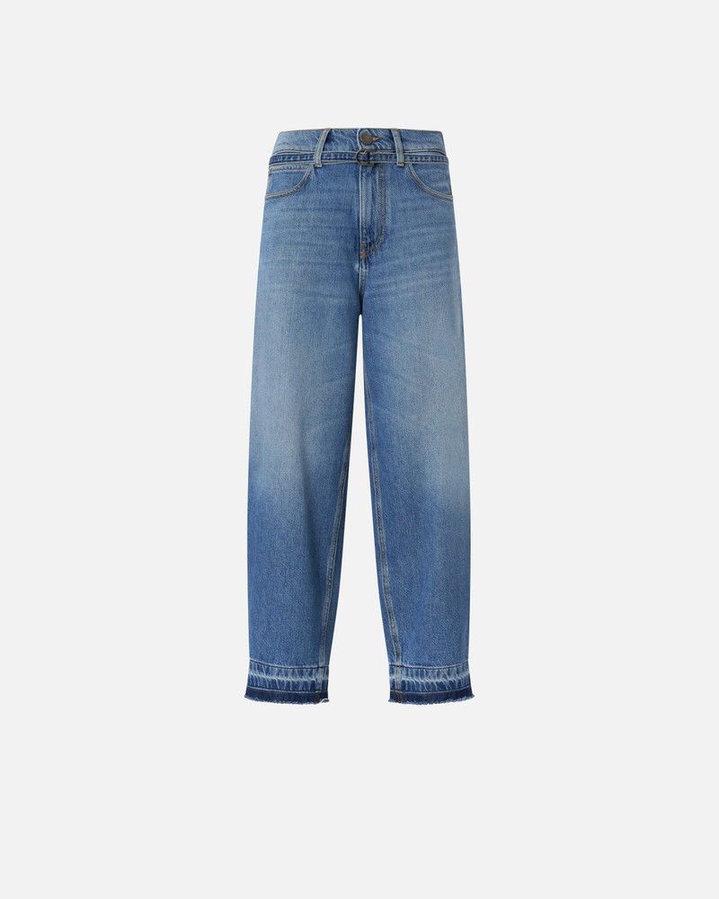 BALLOON JEANS WITH WORN EFFECT 1