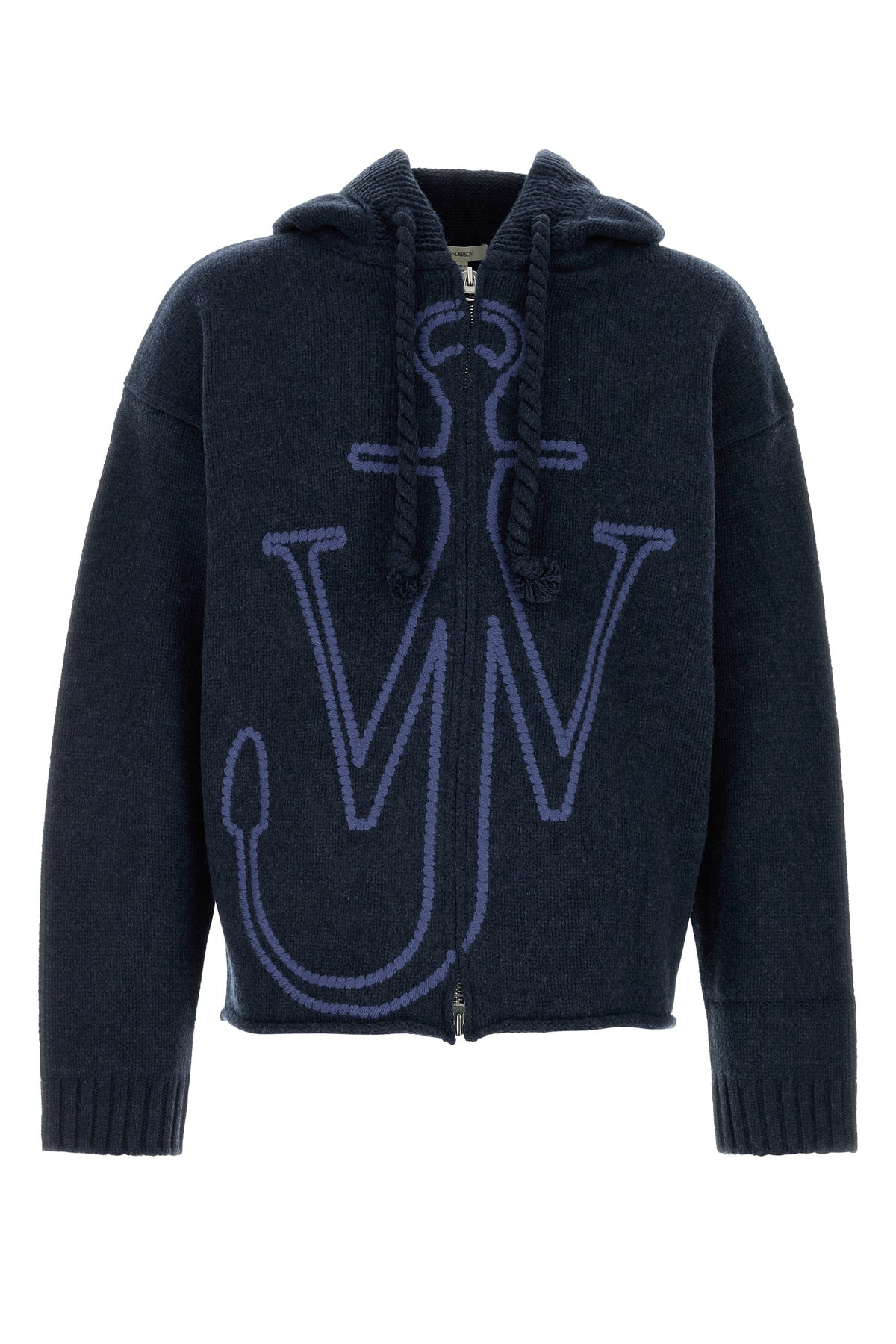 Blue wool sweater - 1