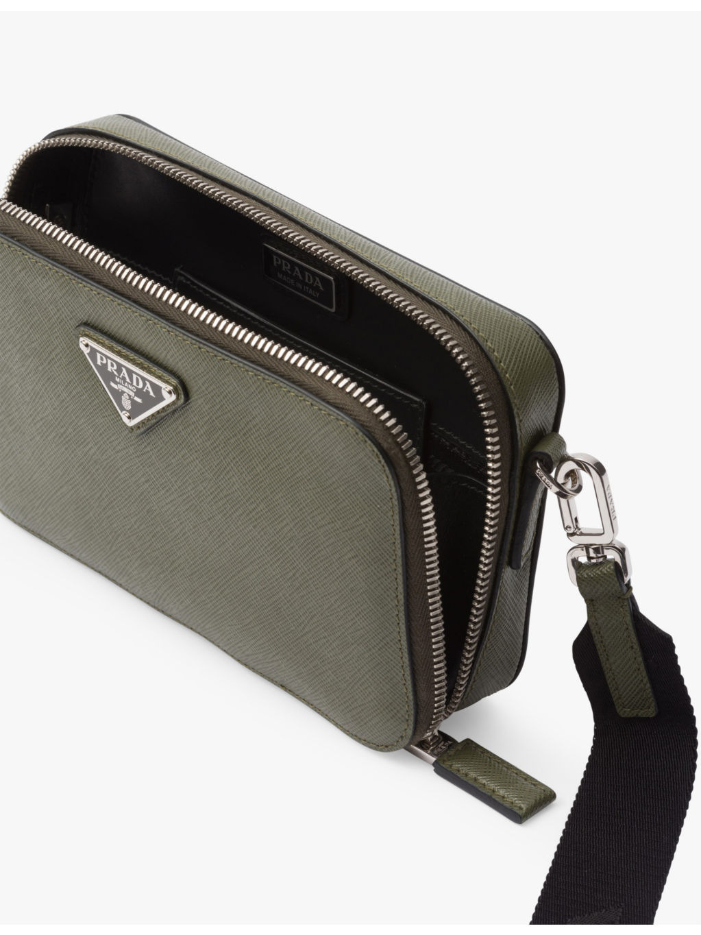 Brique leather shoulder bag - 5