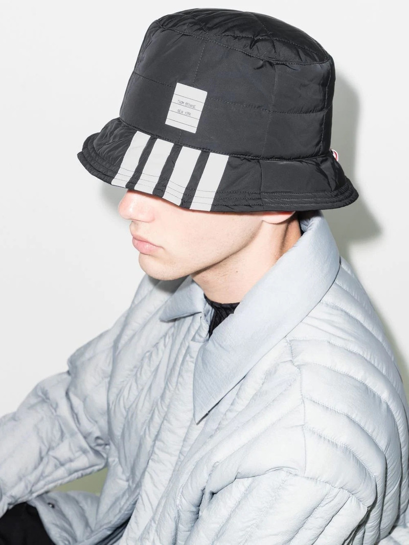 Thom Browne quilted bucket hat outlook