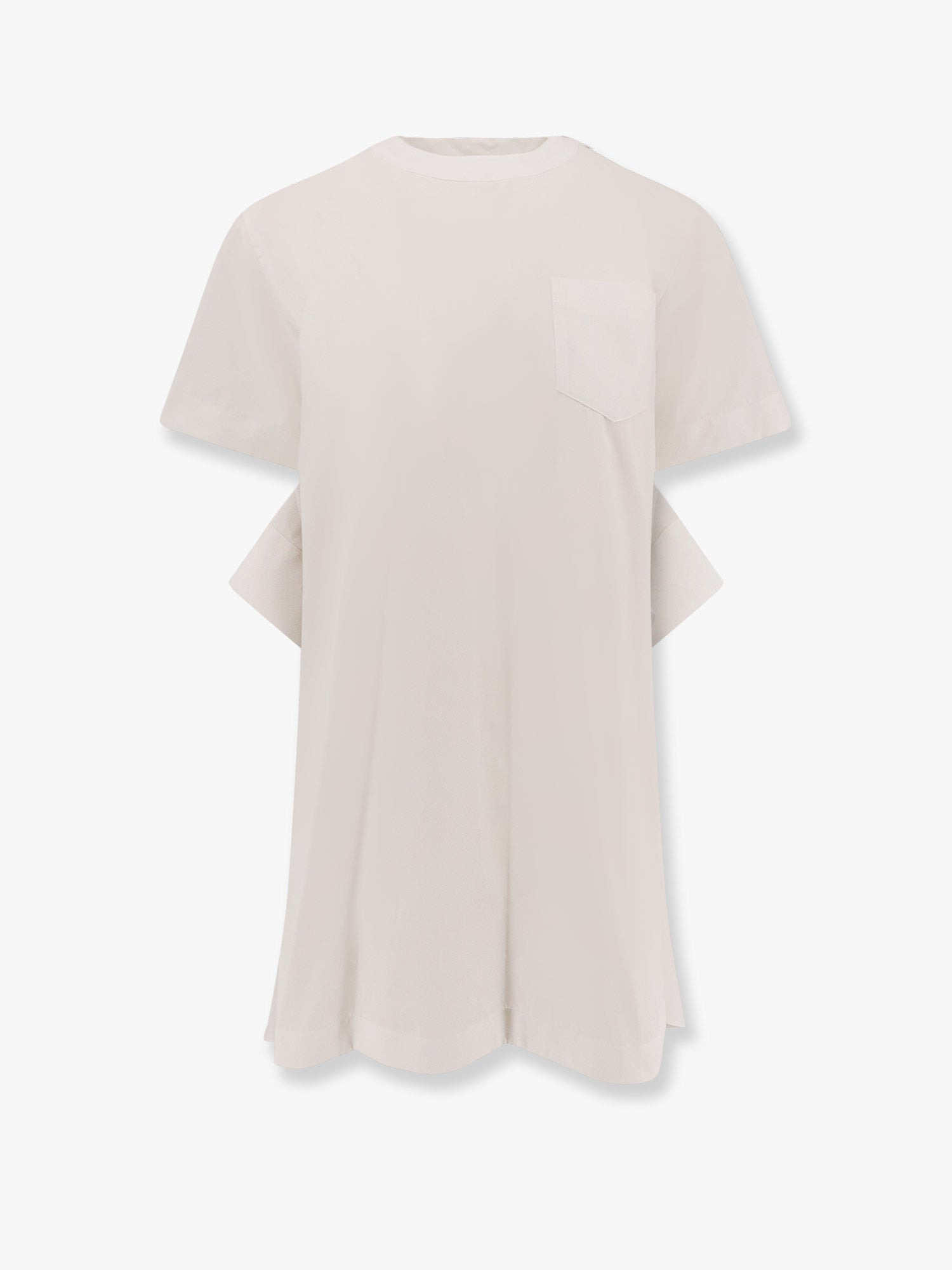 Sacai Dress With Draped Cotton Inserts On The Back - 1