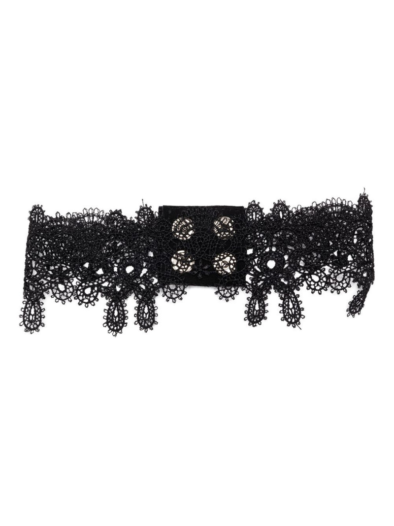 lace-embellished choker necklace 1