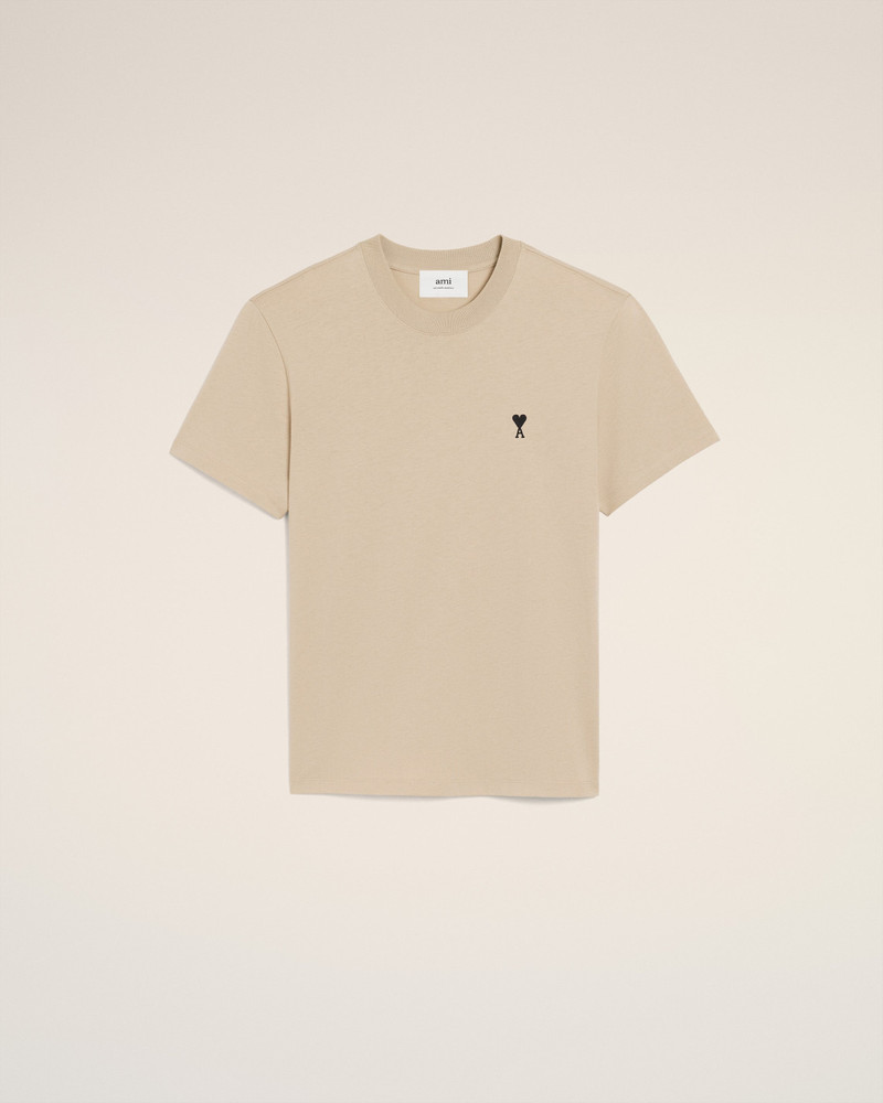 AMI Paris BEIGE COTTON AMI DE COEUR T-SHIRT outlook