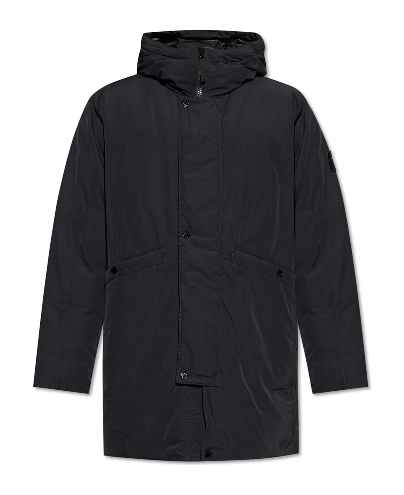 Stone Island Down Jacket 'micro Twill' - 1