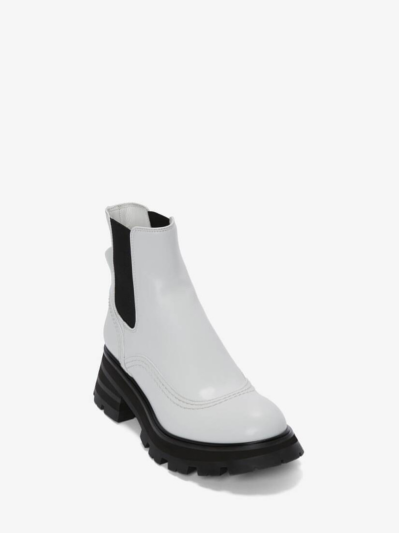 Alexander McQueen Wander Chelsea Boot in Ivory outlook