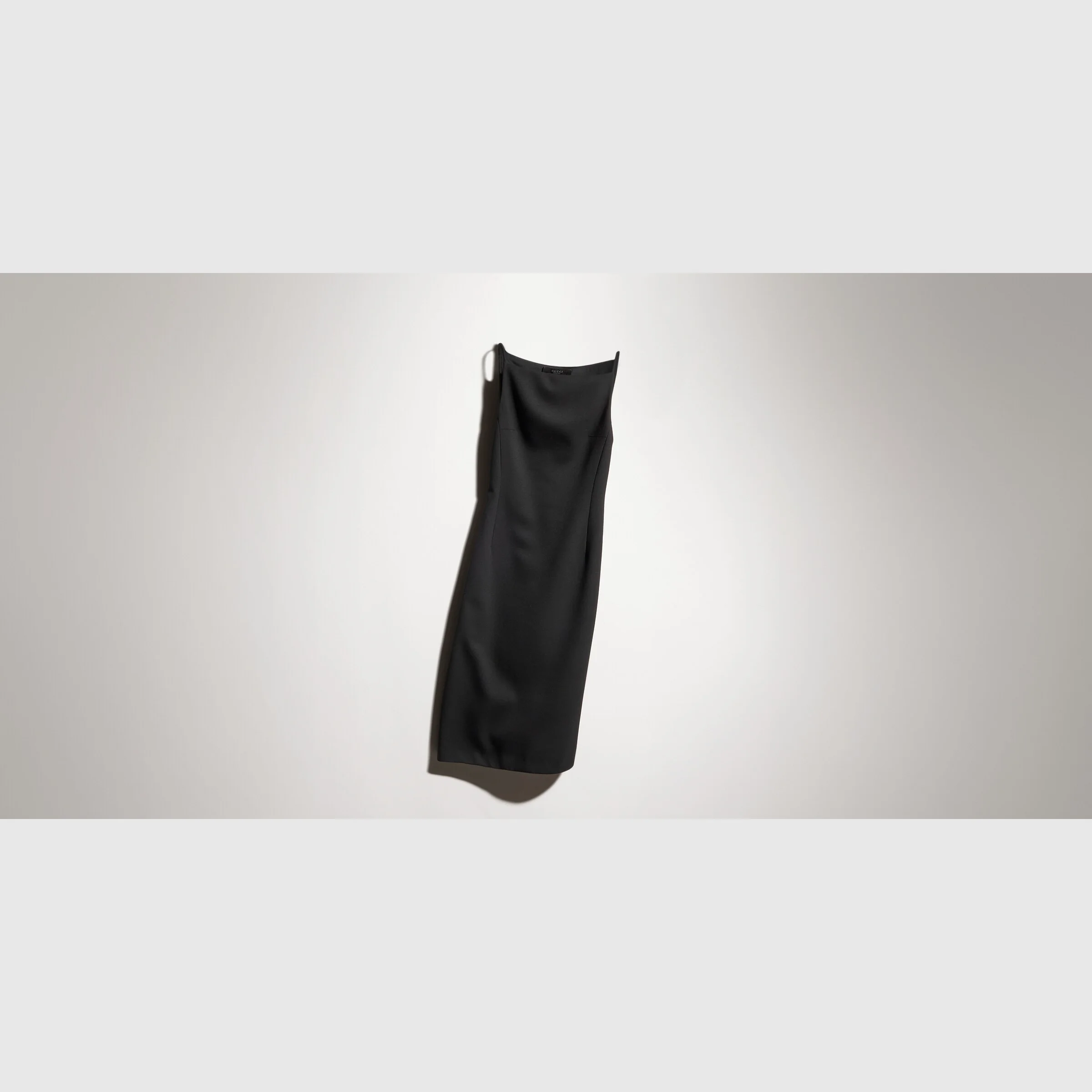 Fine silk faille dress with tag - 1