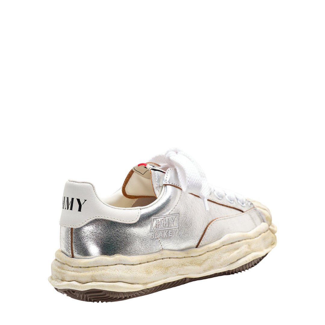 Blakey Original Sole Wrinkled Leather Low-Top Sneakers - 3