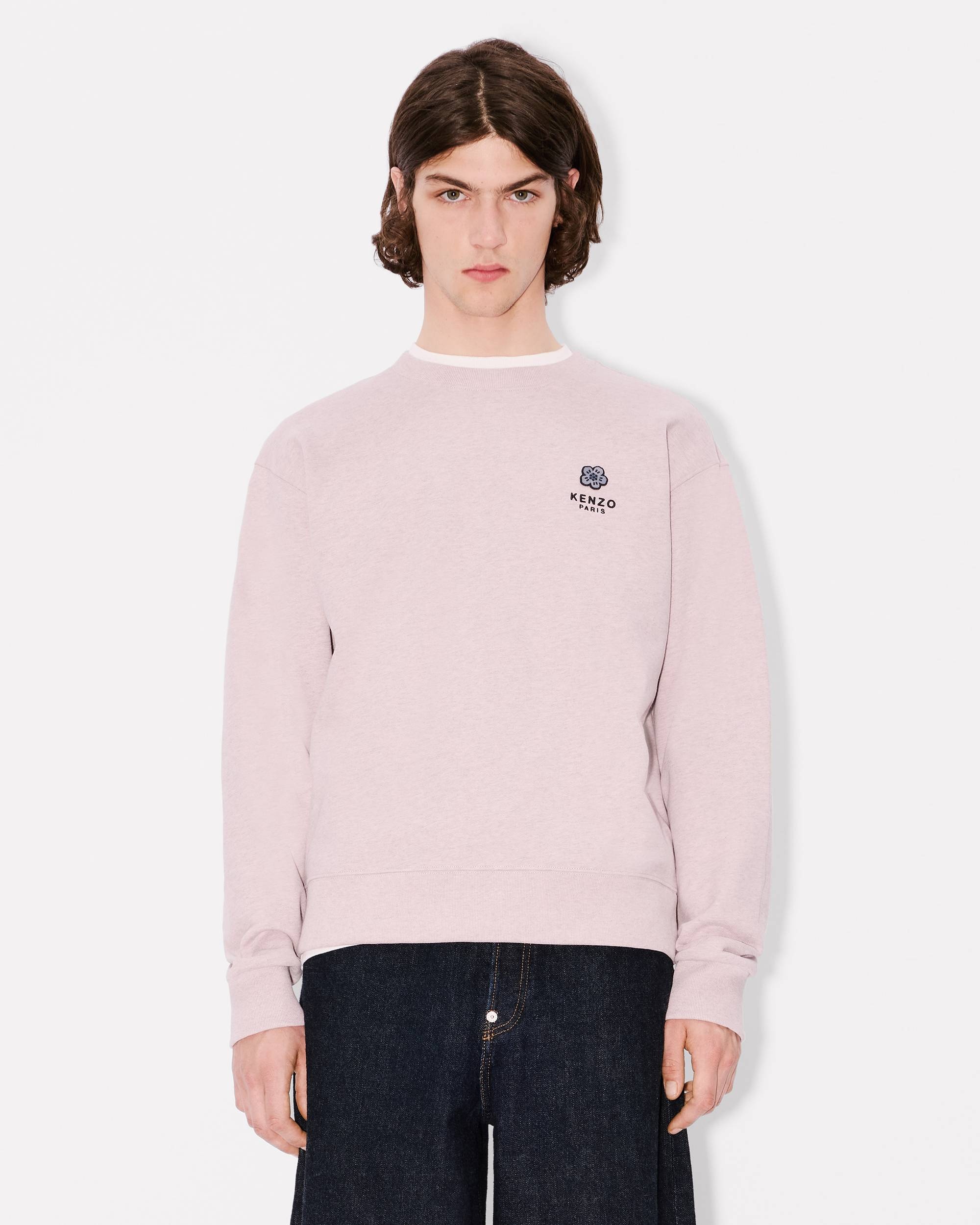 'Boke Flower' embroidered sweatshirt in cotton - 3
