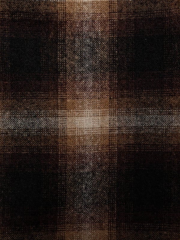 Vincent Shadow Check Shirt Brown/Beige - 5
