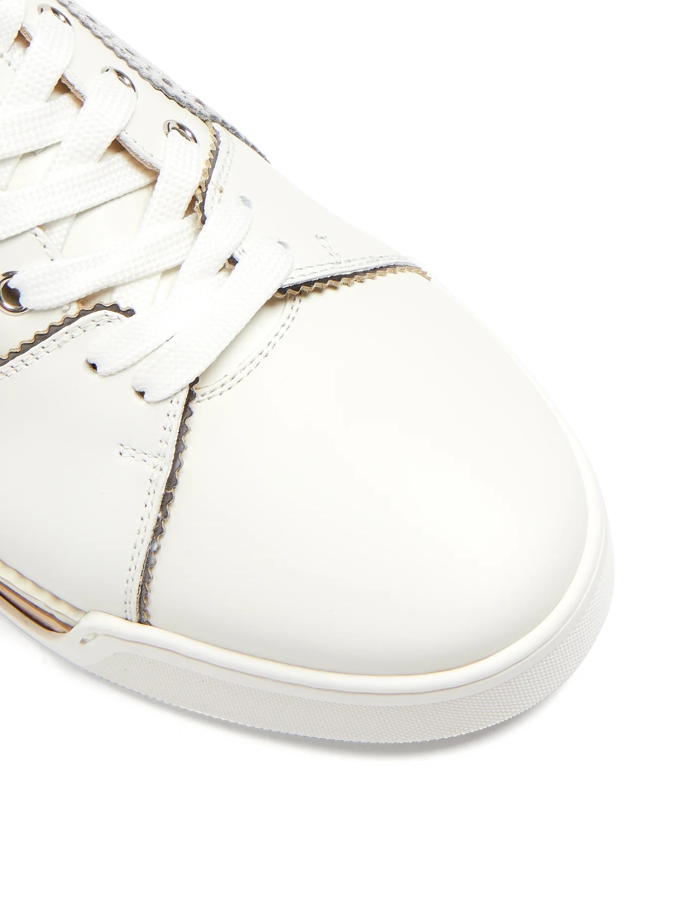 Loubikick spike high-top leather trainers - 6