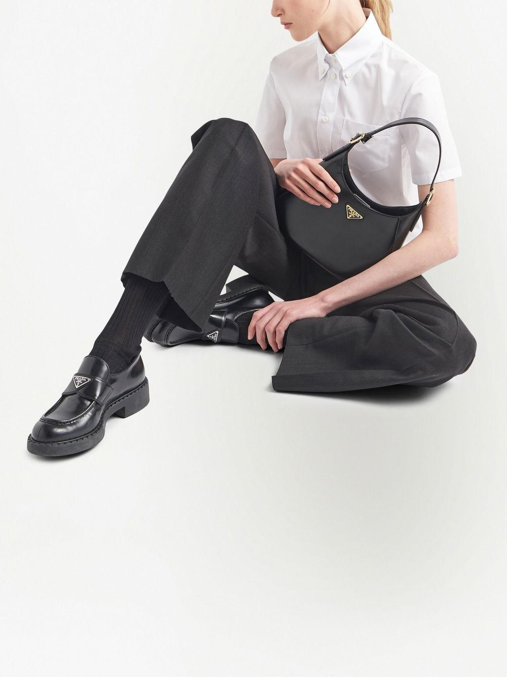 belted wool tailored trousers - 5