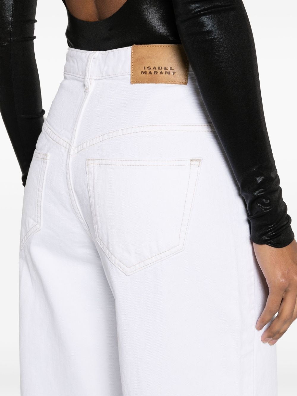 Lemony high-rise wide-leg jeans - 5
