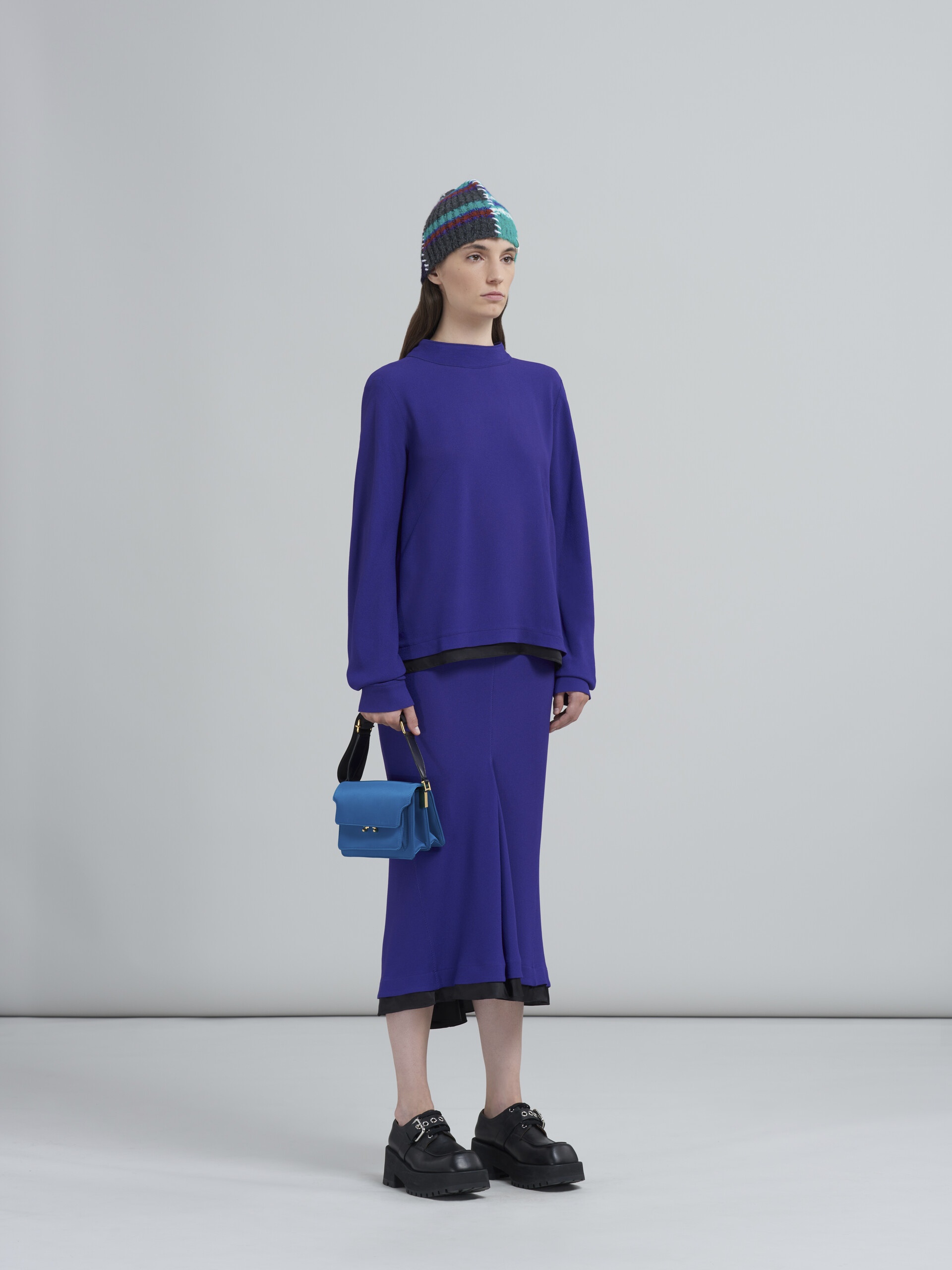SABLÉ CREPE SKIRT - 5
