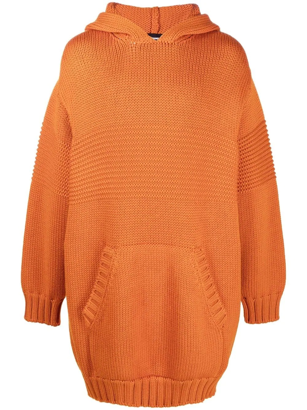 hooded wool jumper - 1