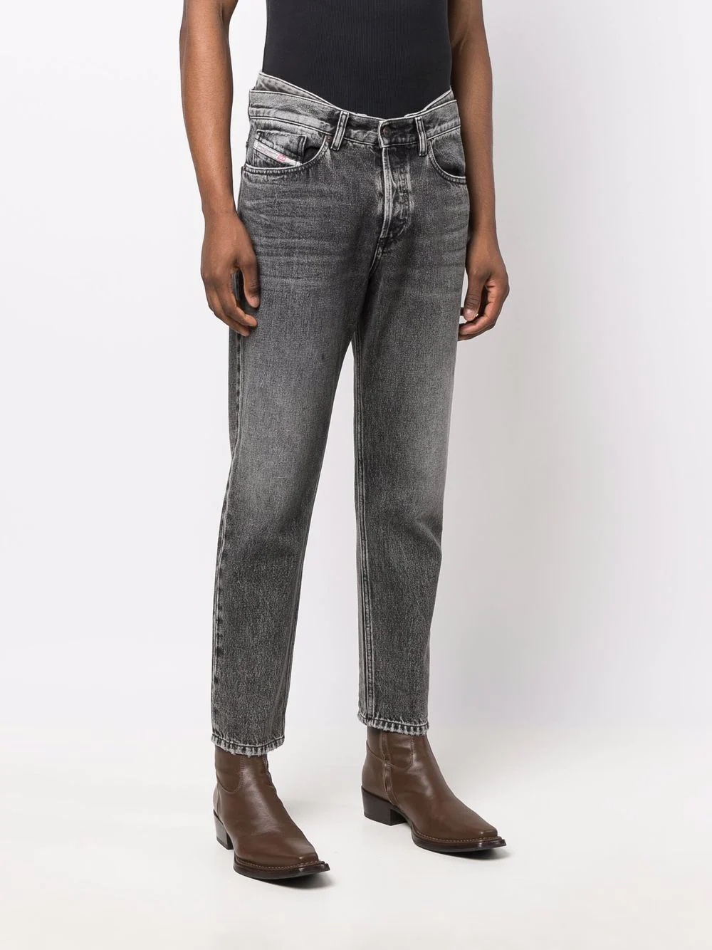 D-Fining tapered-leg jeans - 3