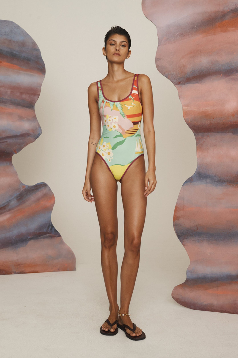 ALÉMAIS Palm Island One Piece outlook