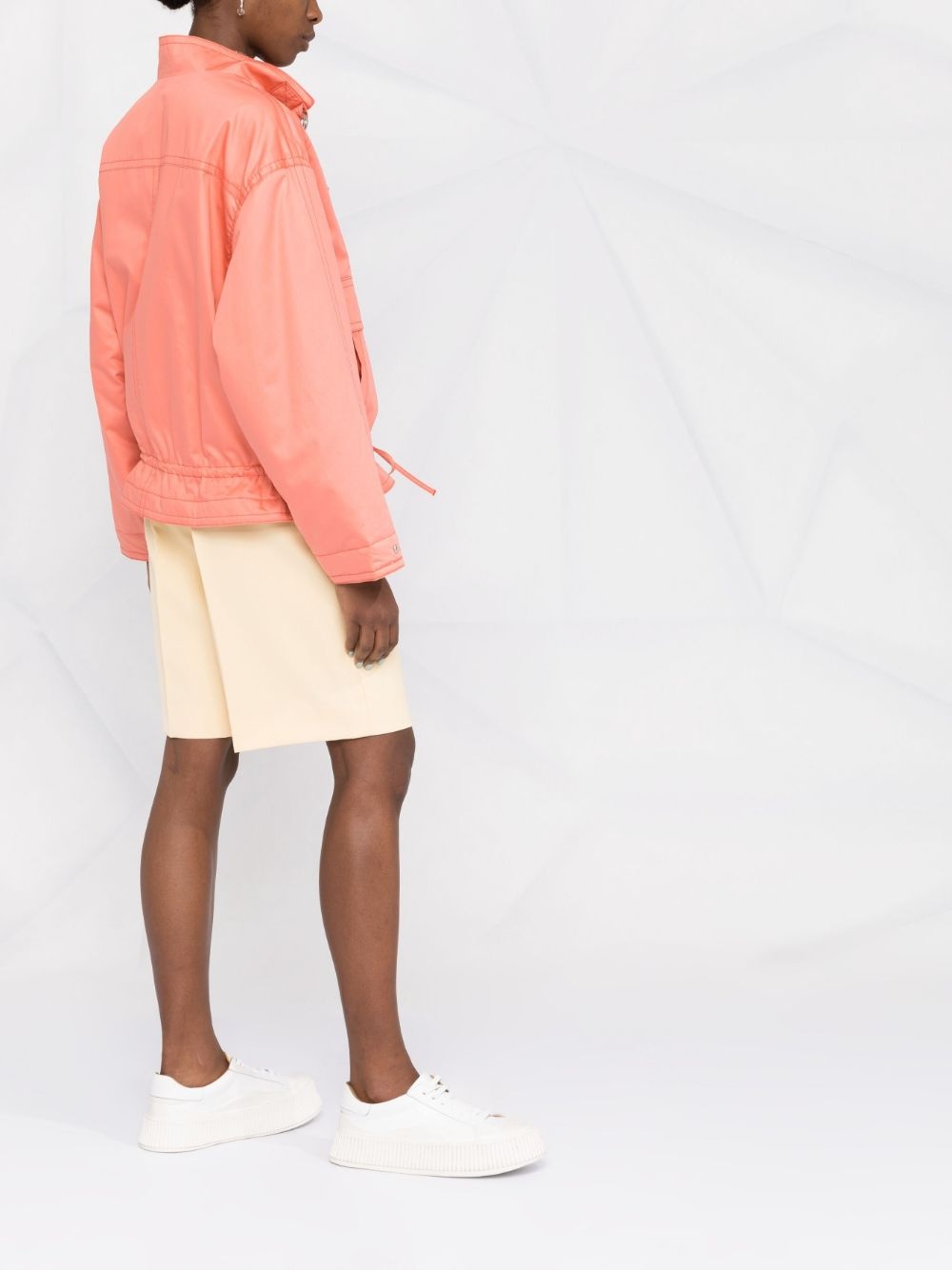 double-breasted press-stud jacket - 6