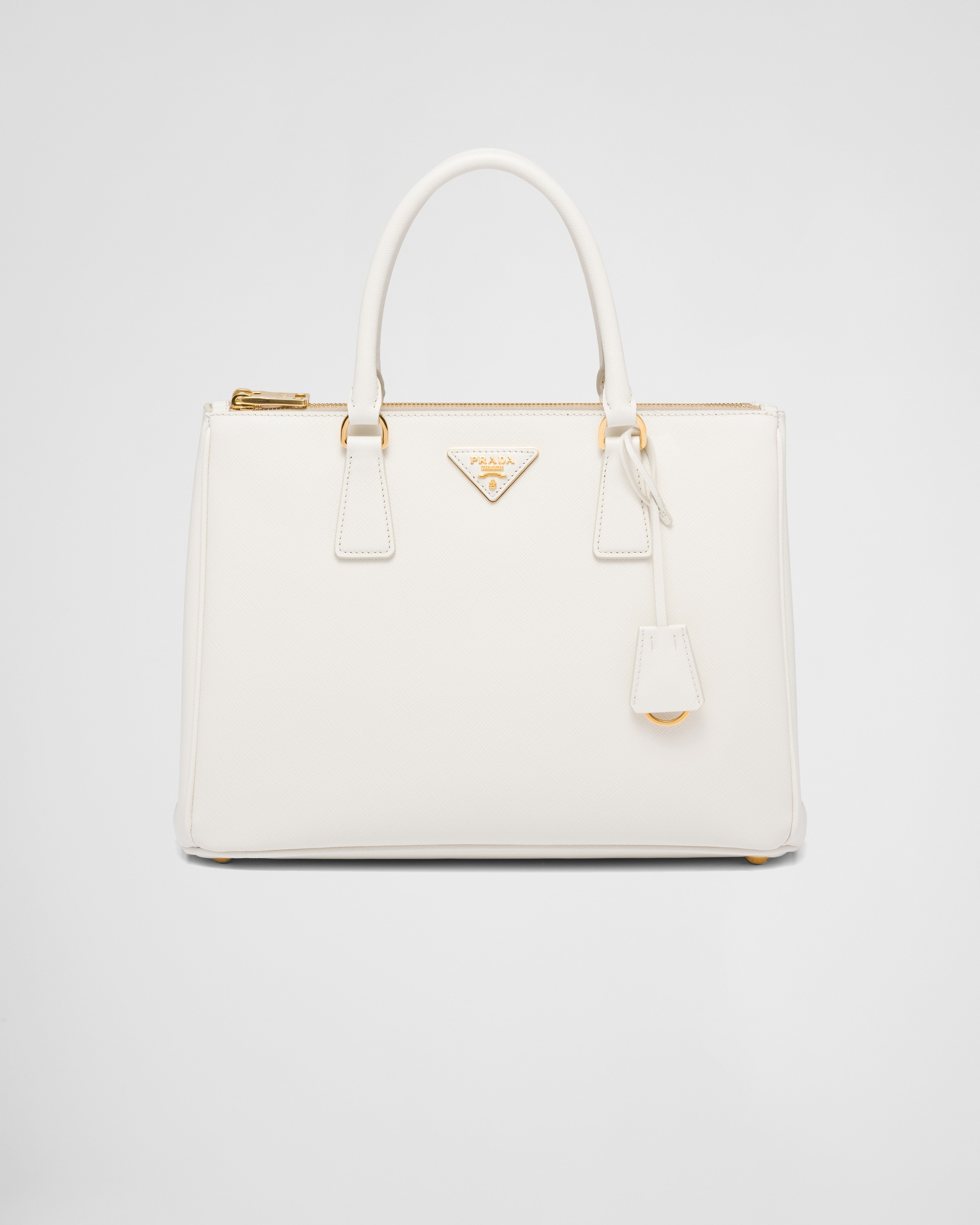 Prada Galleria Saffiano Leather White