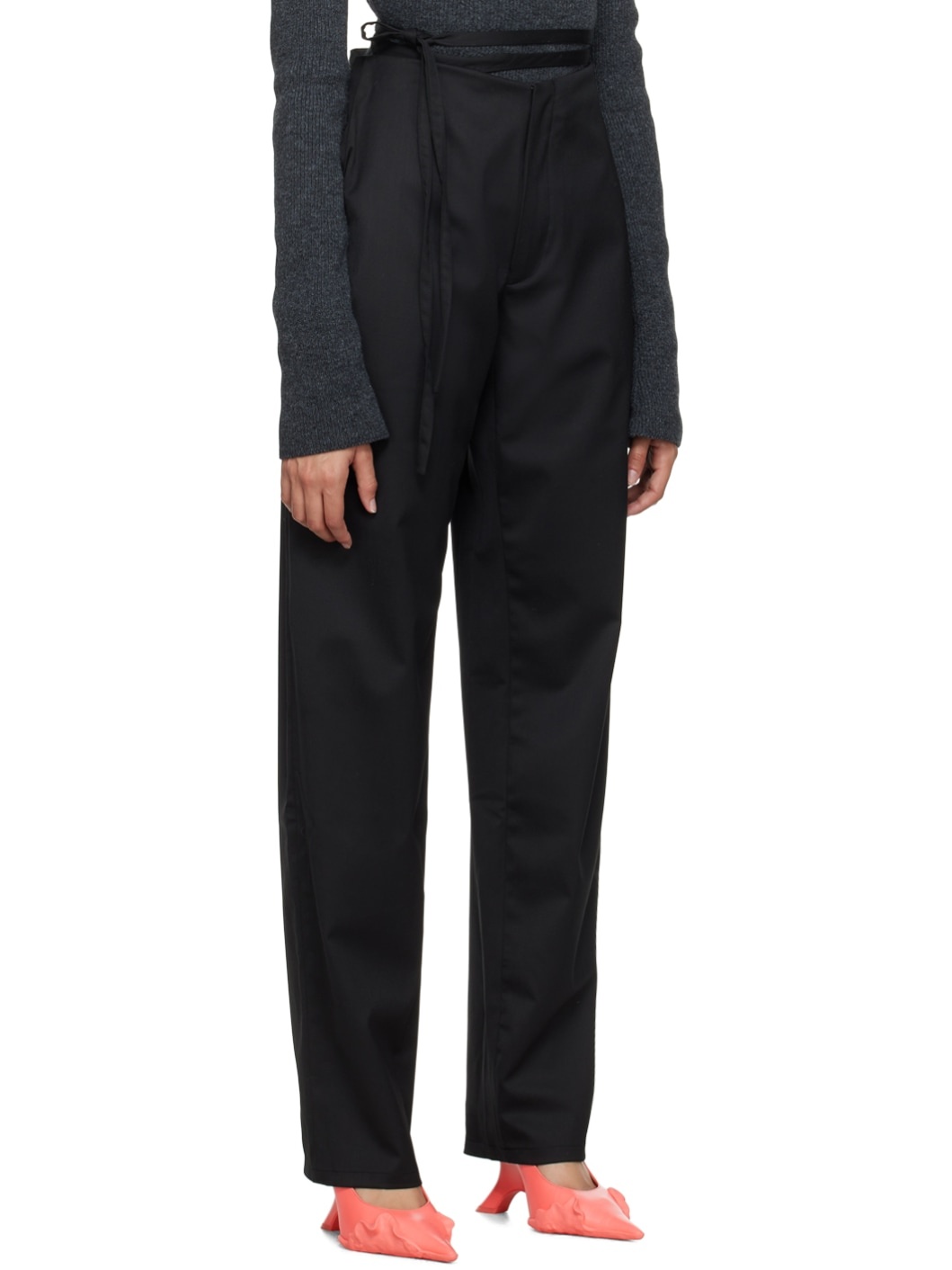 Black Two-Pocket Trousers - 2