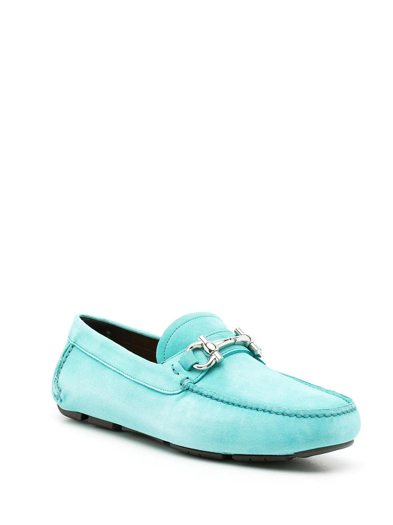 FERRAGAMO Gancini leather loafers outlook