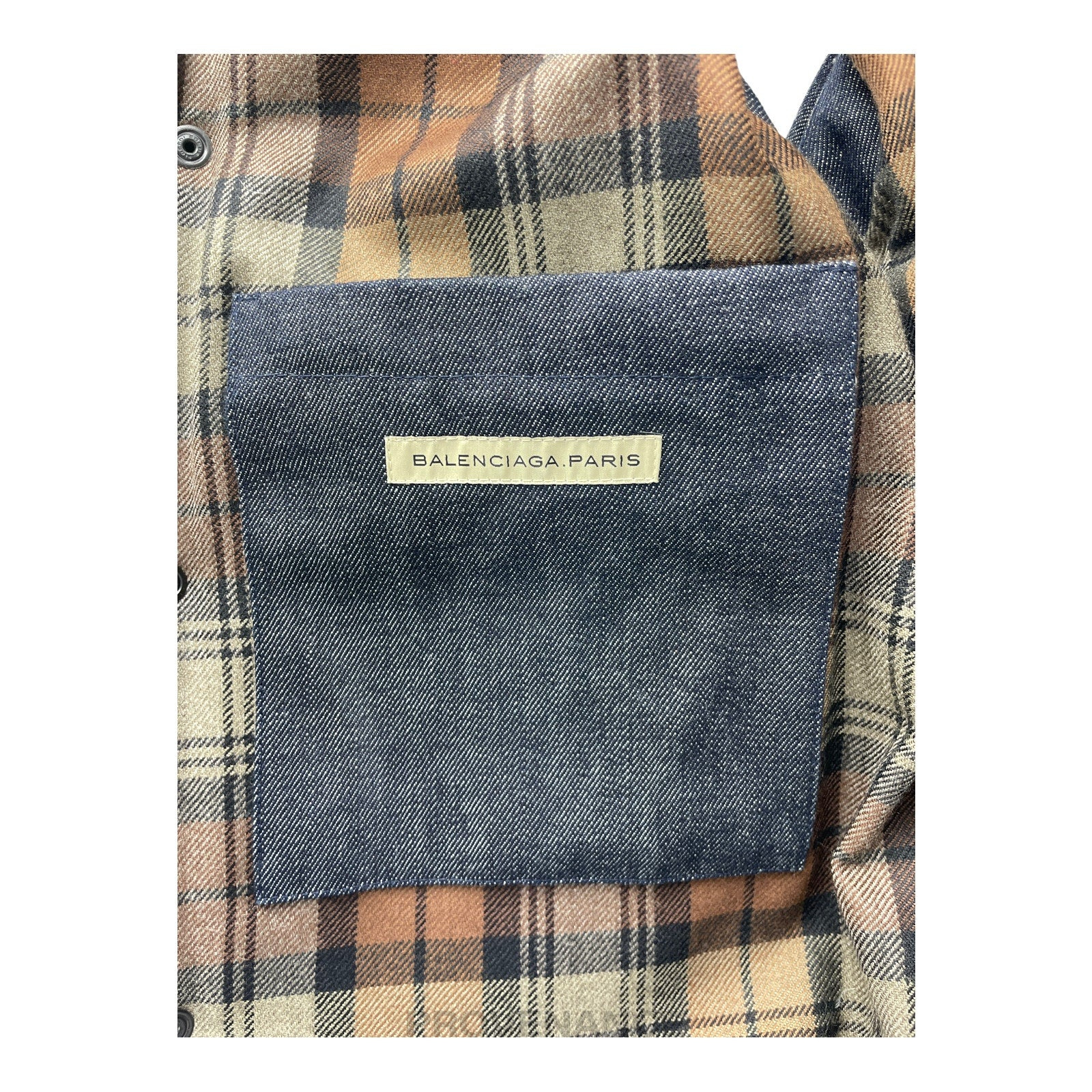 Balenciaga Embroidered Down Vest - Denim - 10