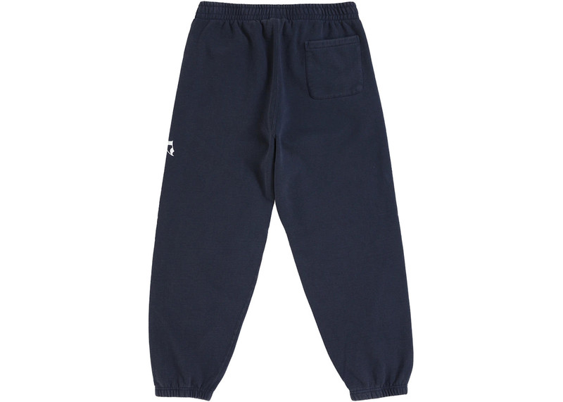 Supreme Supreme Washed Old English Sweatpant Navy outlook