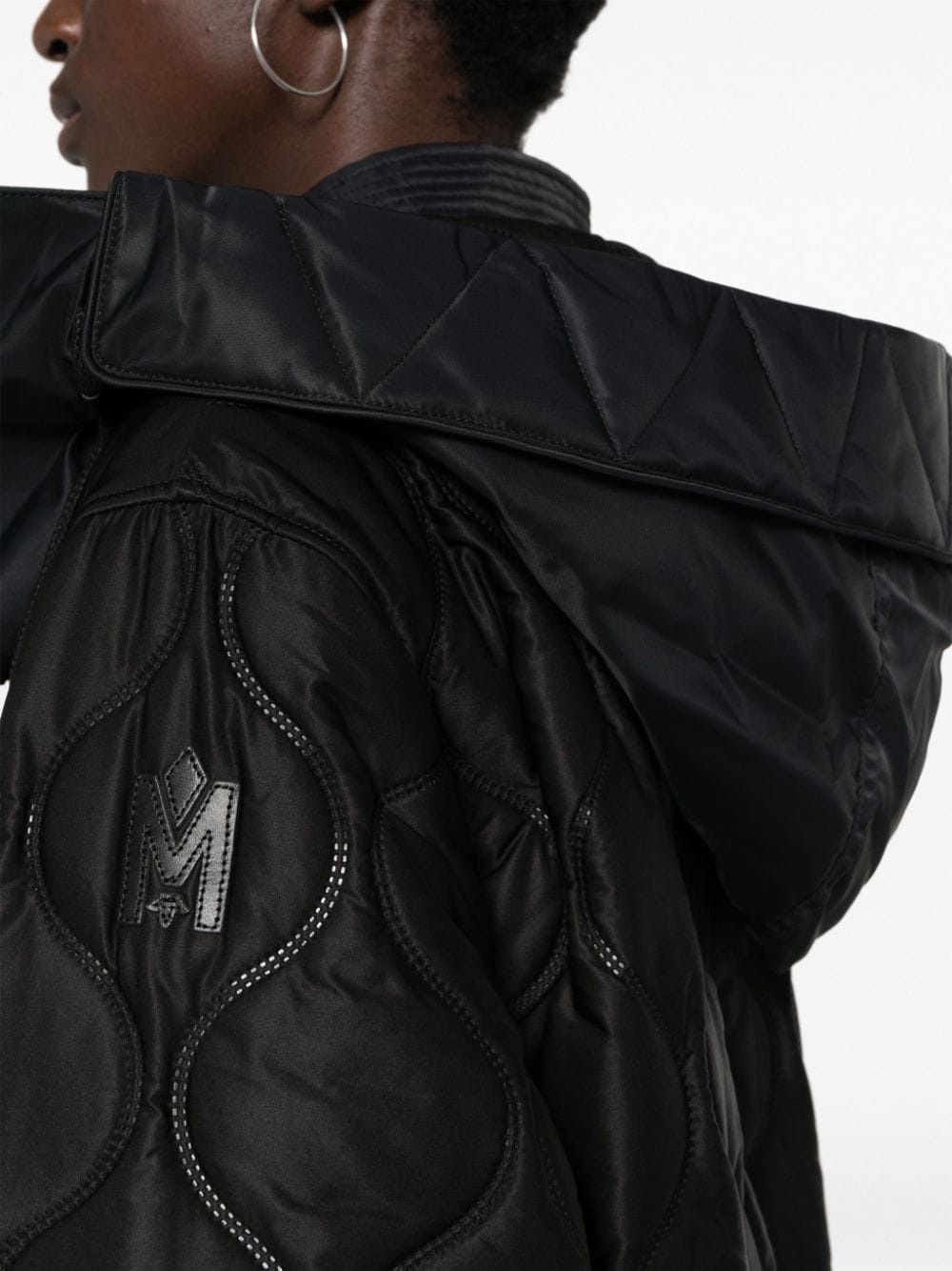 hooded padded coat - 5