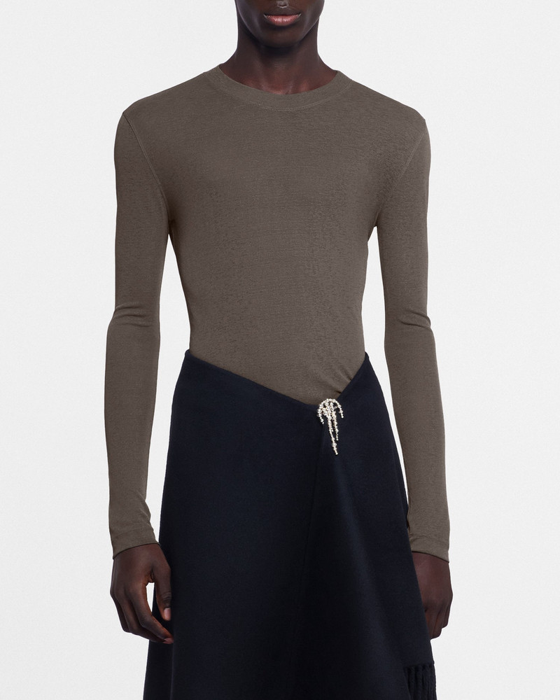 Nanushka Mesh-Jersey Top outlook