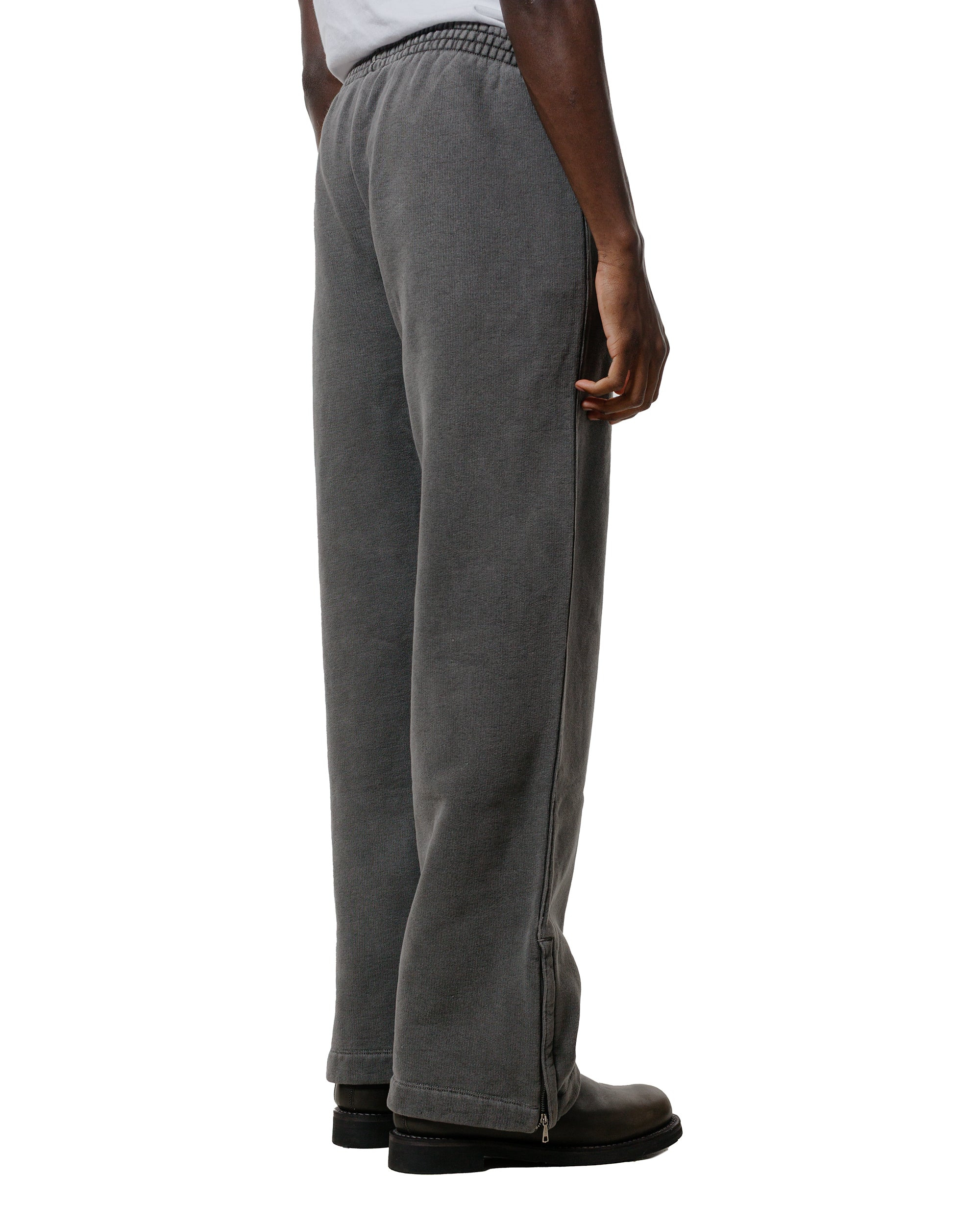 Track Pants Worn Black Hefty Fleece - 3