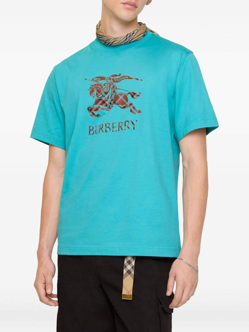 Burberry equestrian-logo cotton T-shirt outlook