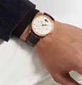 Master Ultra Thin Perpetual Automatic 39mm 18-Karat Rose Gold and Alligator Watch, Ref. No. 1302520 - 11