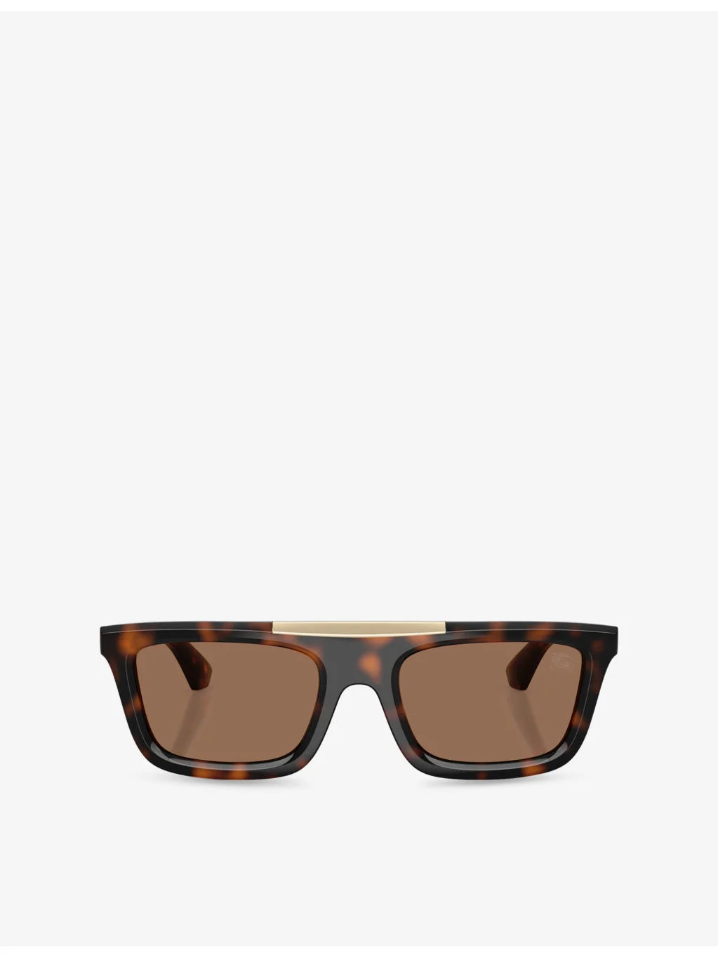 BE4451U Rectangular-Frame Tortoiseshell Injected Sunglasses - 1