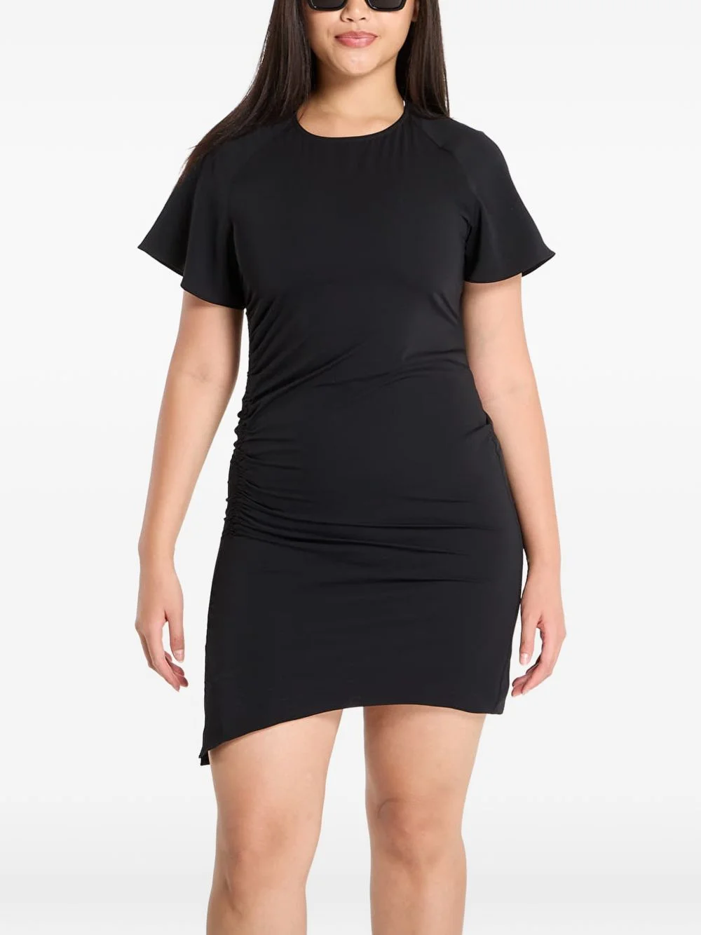 Saalbero asymmetric mini dress - 1