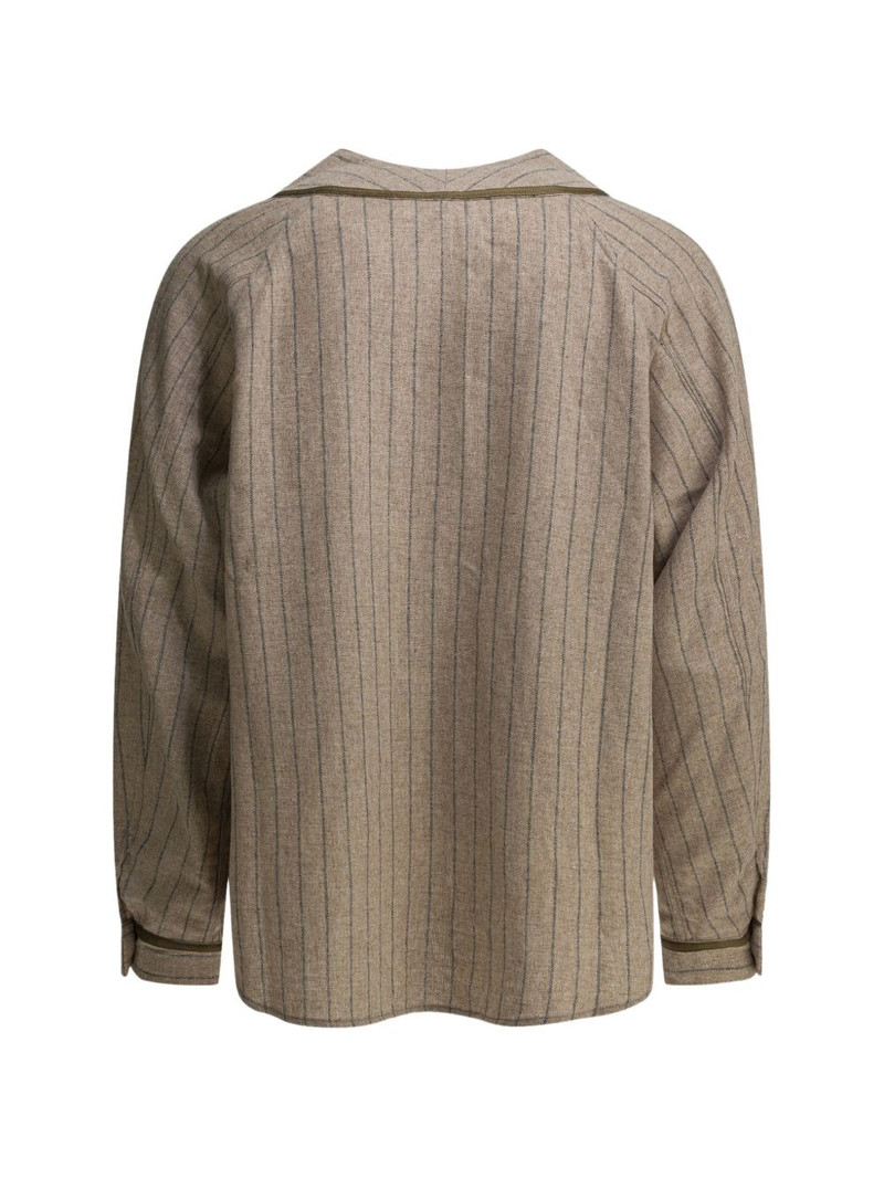 Kapital appliqué striped jacket outlook